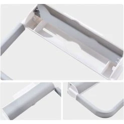 ZQYRLAR 1 Pcs Cabinet Door Trash Bag Holder,Garbage Bag Holder, Cabinet Door Bin Hang Garbage Container Trash Can Bag Pouch Holder Rack -Vonshef shop 98817750 5