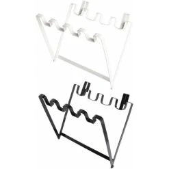 ZQYRLAR Garbage Bag Holder Foldable Garbage Cabinet Holder Garbage Bag Storage Garbage Hanger For Kitchen (white) -Vonshef shop 98818315 5