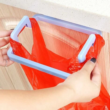 ZQYRLAR Garbage Bag Holder Plastic Kitchen Trash Garbage Cabinet Door Hanging Trash Can Storage Rack Trash Bag Holder,4 4 ZQYRLAR Garbage Bag Holder Plastic Kitchen Trash Garbage Cabinet Door Hanging Trash Can Storage Rack Trash Bag Holder,4 - Image 4