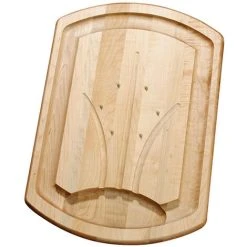 Eddingtons J.K. Adams Maple Wood Carving Board With Stainless Steel Spikes