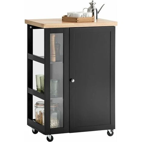 SoBuy Kitchen Storage Trolley Serving Trolley,FKW75-SCH 1 SoBuy Kitchen Storage Trolley Serving Trolley,FKW75-SCH