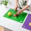 Livingandhome Set Of 6 Flexible Cutting Mats With Food Icons