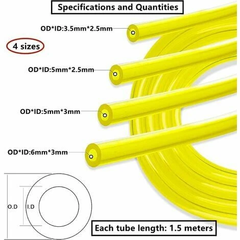Lune Set Of 4 Fuel Hose, Fuel Hose, Fuel Hose (1.5 Meter) 5 Lune Set Of 4 Fuel Hose, Fuel Hose, Fuel Hose (1.5 Meter) - Image 5