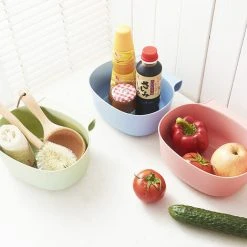 Rose Over The Cabinet Door, Hanging Waste Paper Basket, Kitchen Cabinet, Hanging Trash Can, Pink -Vonshef shop 99516458 5