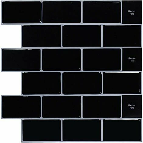 Rose-Tile Stickers For Kitchen Bathroom, Backsplash Adhesive Kitchen Black, Waterproof Tile Adhesive Decorative Wall Sticker Tiles 10 Pieces 1 Rose-Tile Stickers For Kitchen Bathroom, Backsplash Adhesive Kitchen Black, Waterproof Tile Adhesive Decorative Wall Sticker Tiles 10 Pieces