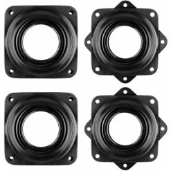 ERHOPE Piece Square Bearing Turntable (Black)